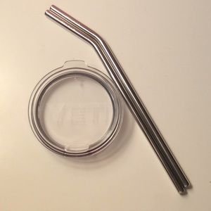 Yeti lid & straws